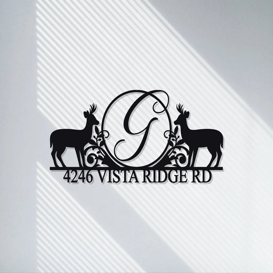 Custom Metal Address Sign/Personalized Outdoor Address Sign/Metal House Number Sign/ Street Address Sign/Housewarming/LED Light Sign