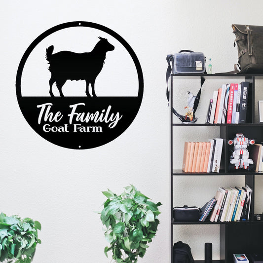 Custom Goat Name Metal Art Signs, Bedroom Wall Hangings, Wall Hangings, Farm Hangings, Metal Decorations, Custom Crafts, Handmade Signs