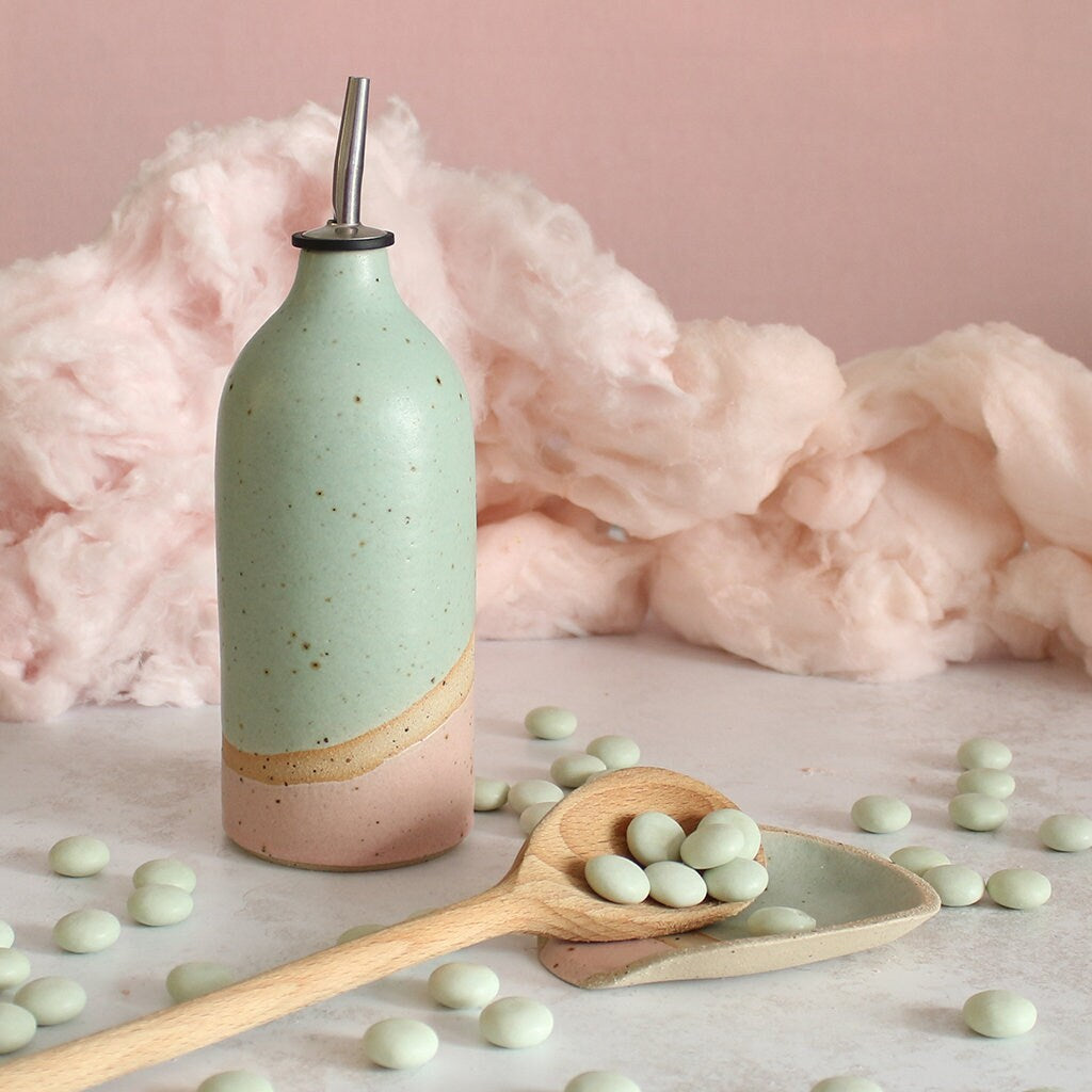 Cotton Candy Stoneware Spoon Rest