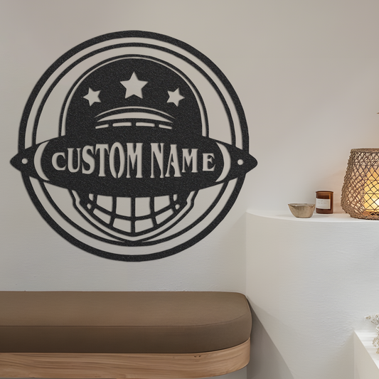 Handmadecustomfootball namemetal tag,kidsname tag,personalized football gift,World Cup souvenir,LED wall lamp,Sports Signs,LED light hanging