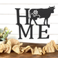 Home Cow Metal Sign, Cow Home Wall Decor, Cow Decor, Farmhouse Decor, Home Sign, Cow Sign, Farmhouse Wall Decor, Farmhouse Cow sign,