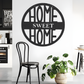 Home Sweet Home Metal Door Hanger, Home Sweet Home Sign, Door Hanger Home, Home Sign, Sign for Home, Housewarming, Home Outdoor Sign