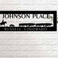 Custom metal Cattle Drive wall art or Metal Driveway topper