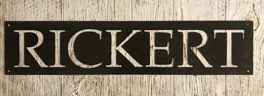 Custom metal sign 3ft