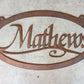 CUSTOM metal sign, sign with your name