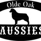 Custom Dog Sign , AUSSIE metal sign