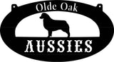 Custom Dog Sign , AUSSIE metal sign