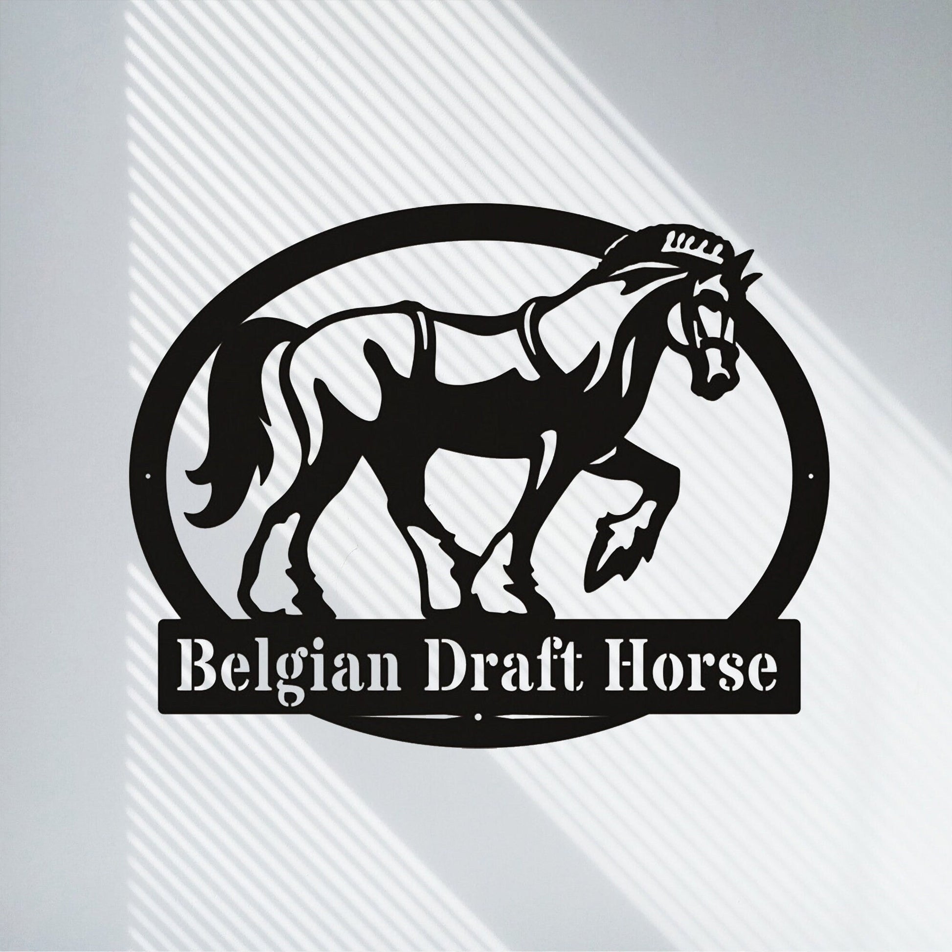 Custom Metal Horse Sign, Custom Farmhouse Sign, Horse Metal Wall Decor, Horse Owner Gift, Horse Metal Wall Decor