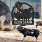 Custom Pigmetal Farm Metal Sign, Custom Pig Farm Sign, Custom Bbq Pig Farmhouse Decor, Farmer Name Sign,farmer Gift
