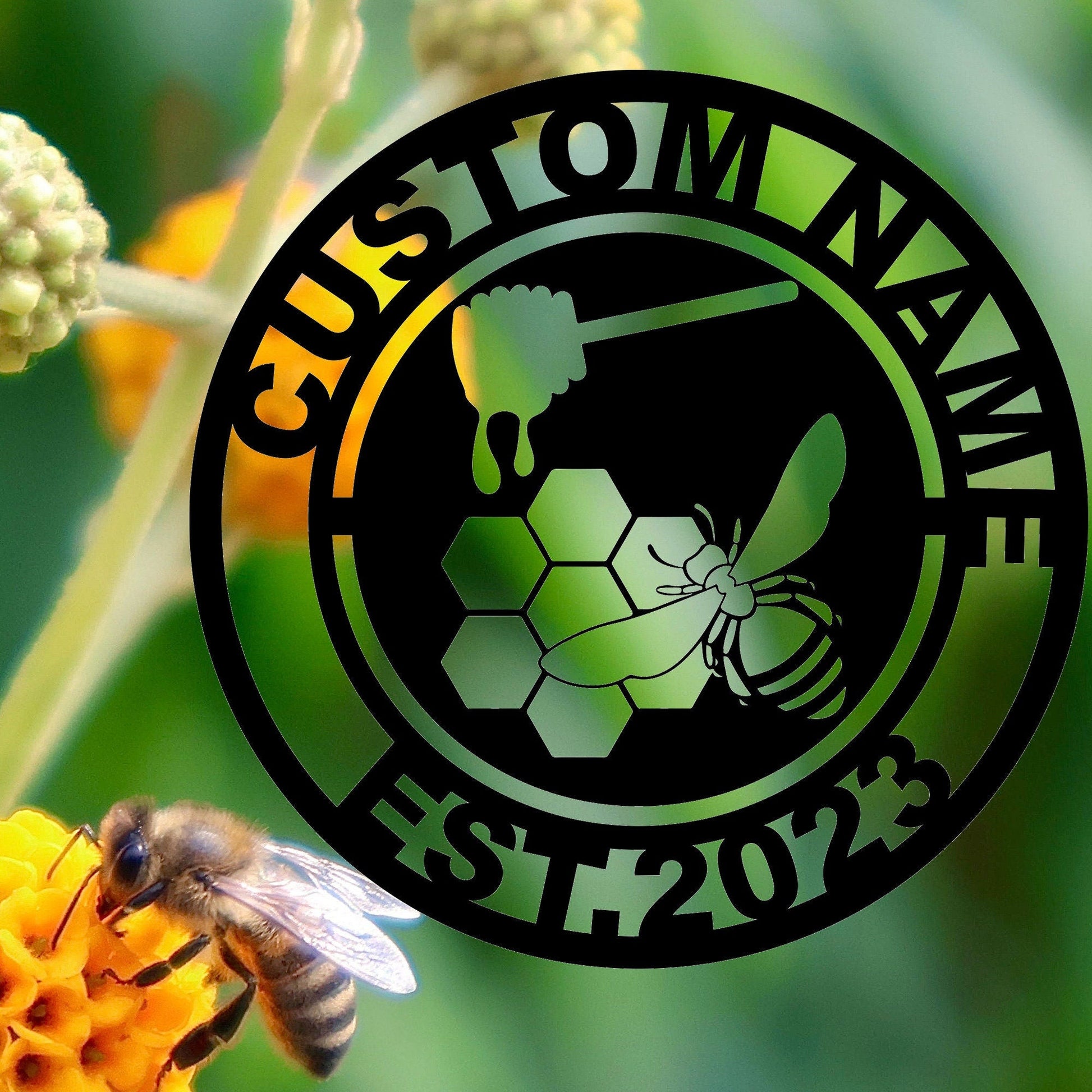 Customized Bees, Metal Shapes, Metal Art, Wall Decor, Garden Decor, Garden Decorations, Metal Wall Art, Outdoor Decor, Gifts For Bee Lovers