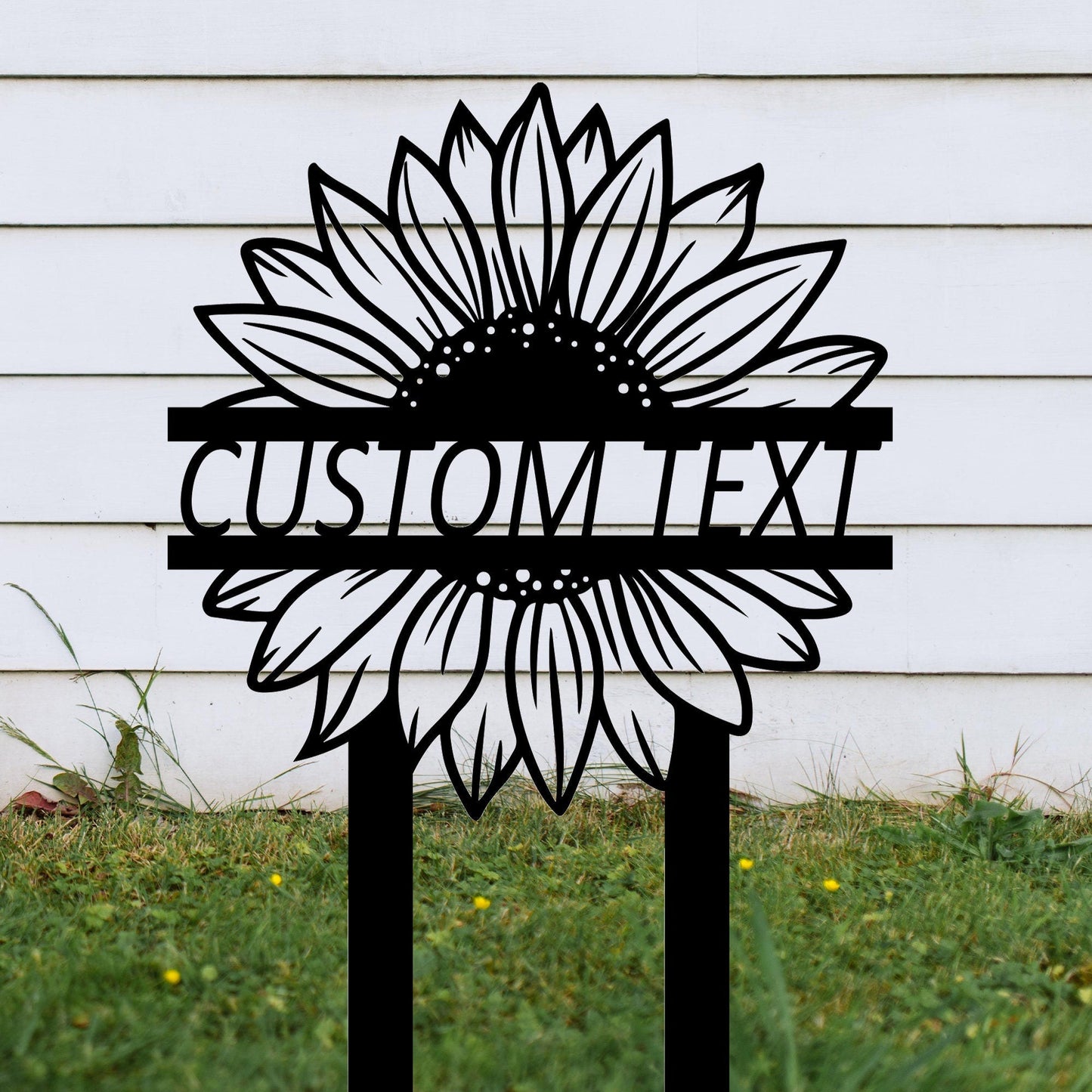 Customizable Metal Sunflower Signs, Garden Stakes Metal, Outdoor Decor, Yard Signs, Home Decorations, Metal Art Decor, Unique Gifts