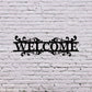 Custom outdoor welcome sign / wedding welcome sign / housewarming gift / realtor closing gift / welcome word wall art / LED metal wall art
