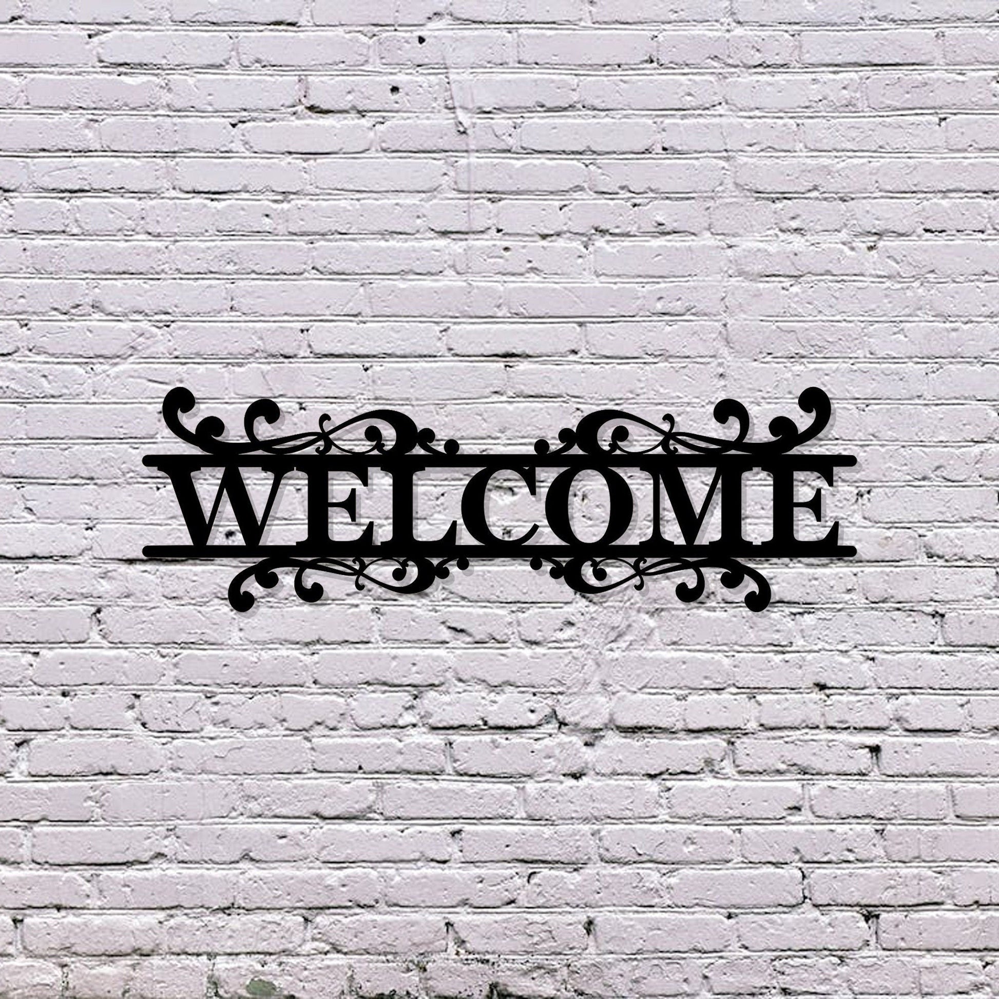 Custom outdoor welcome sign / wedding welcome sign / housewarming gift / realtor closing gift / welcome word wall art / LED metal wall art