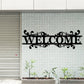 Custom outdoor welcome sign / wedding welcome sign / housewarming gift / realtor closing gift / welcome word wall art / LED metal wall art
