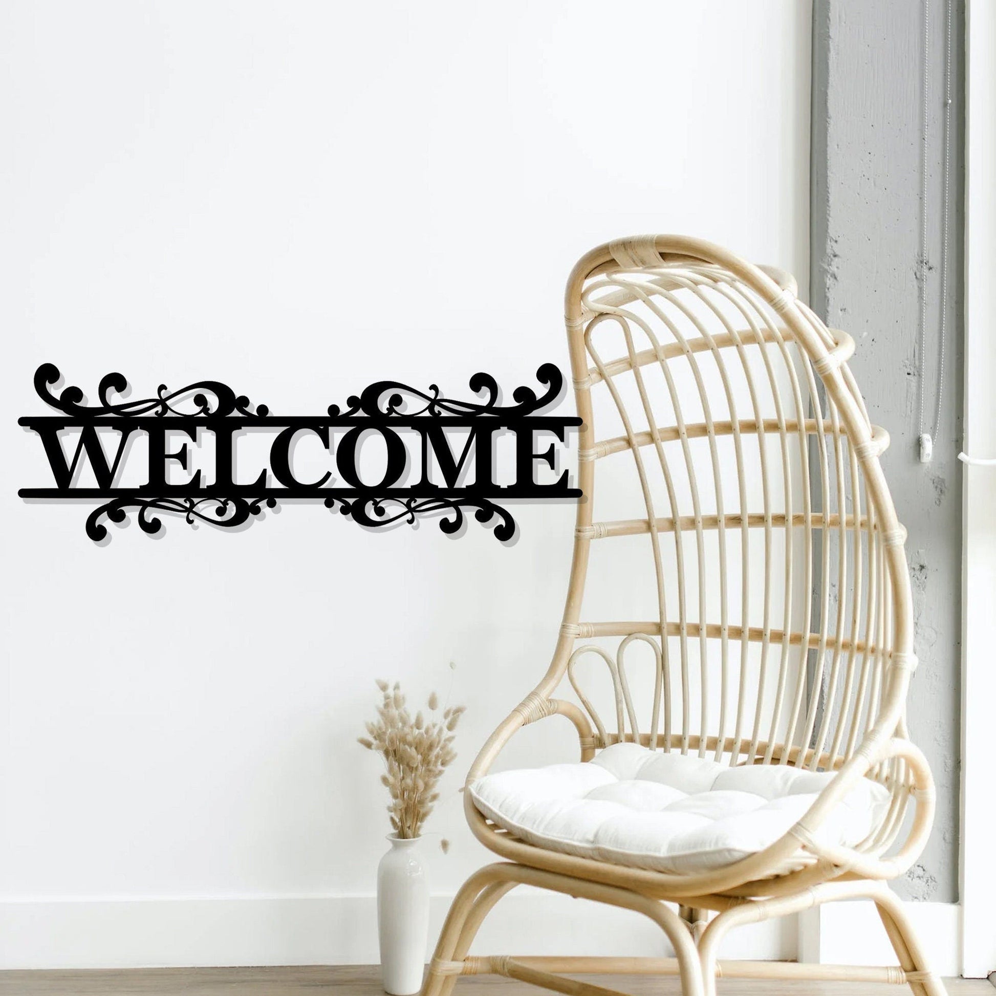 Custom outdoor welcome sign / wedding welcome sign / housewarming gift / realtor closing gift / welcome word wall art / LED metal wall art