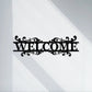 Custom outdoor welcome sign / wedding welcome sign / housewarming gift / realtor closing gift / welcome word wall art / LED metal wall art