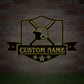 Personalized handmade customBaseballplayerGift, Personalized Night Light with Name or Team, Baseball Night Light,Wall Light,Baseball,LEDSign