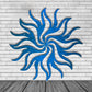 Personalized metal wall art / wacky sun decoration / sun metal art / garden decoration / outdoor wall decoration porch decoration / LED Sign