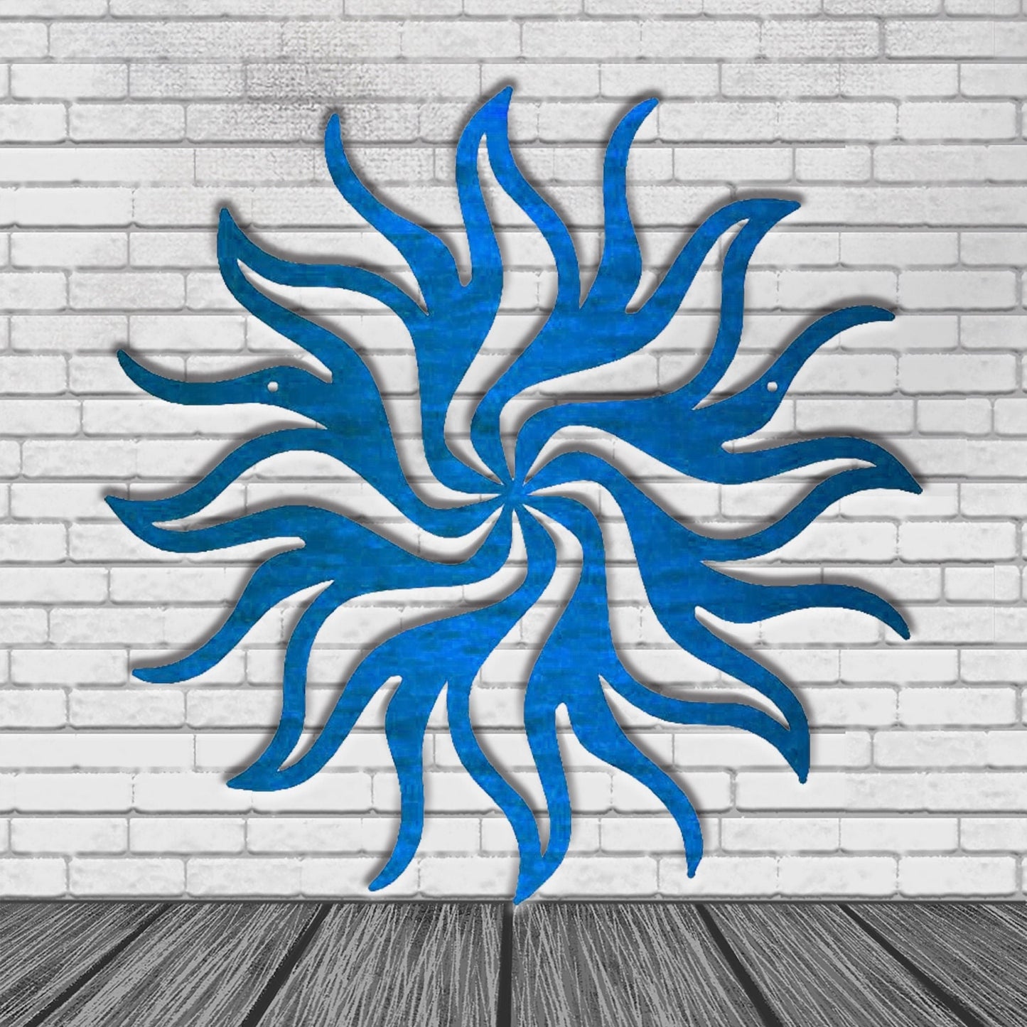 Personalized metal wall art / wacky sun decoration / sun metal art / garden decoration / outdoor wall decoration porch decoration / LED Sign