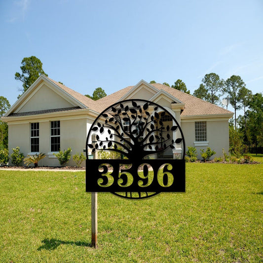 Address Plaque, Metal Address Plaque, Address Sign, Metal Address Sign, Number Sign, Outdoor Sign, House Number Sign, House Sign,Wall lamps