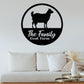 Custom Goat Name Metal Art Signs, Bedroom Wall Hangings, Wall Hangings, Farm Hangings, Metal Decorations, Custom Crafts, Handmade Signs