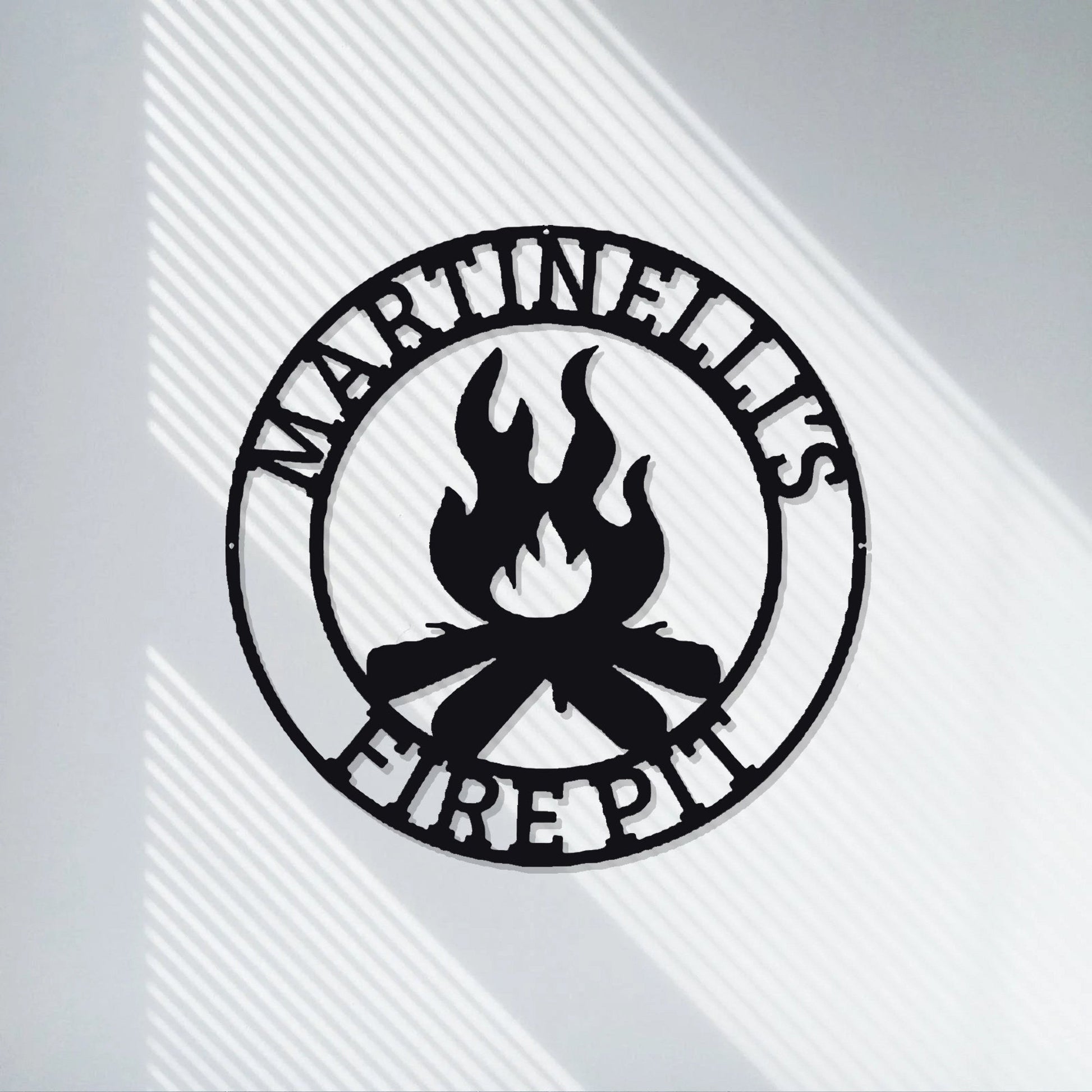 Custom Metal Outdoor Signs|Personalized Campfire Signs|Campers Decoration|Outdoor Decorative Cabin Signs|Campground Signs|LED Lighted Signs