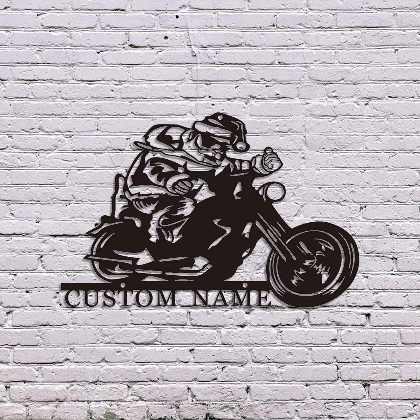Custom motorcycle metal sign,Harley motorcycle art wall,men's motorcycle gifts,personalized garage name decor,Christmas home decor,LED signs