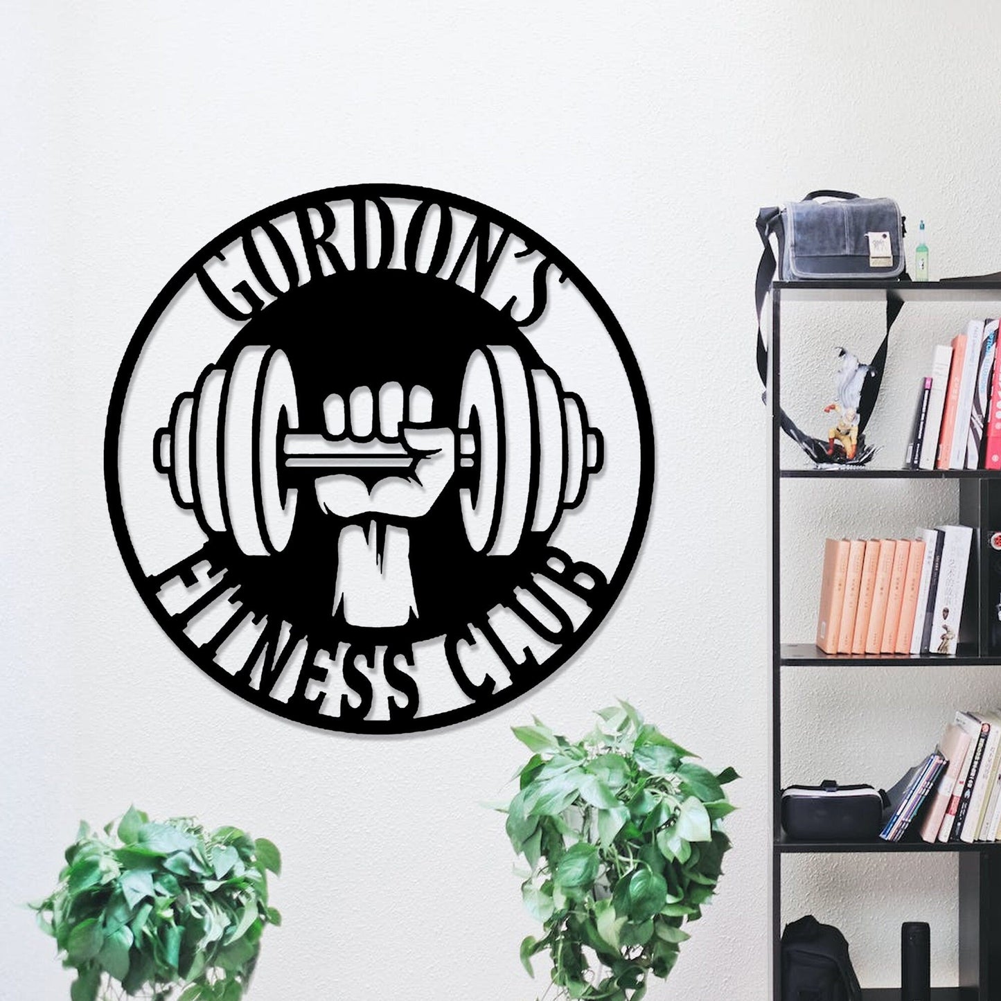 Custom Gym Metal Sign - Home Gym Sign - Cross Fit Sign - Weight Lifting Sign - Fitness Center Sign - Gym Coach Gift - LED Sign