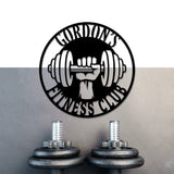 Custom Gym Metal Sign - Home Gym Sign - Cross Fit Sign - Weight Lifting Sign - Fitness Center Sign - Gym Coach Gift - LED Sign