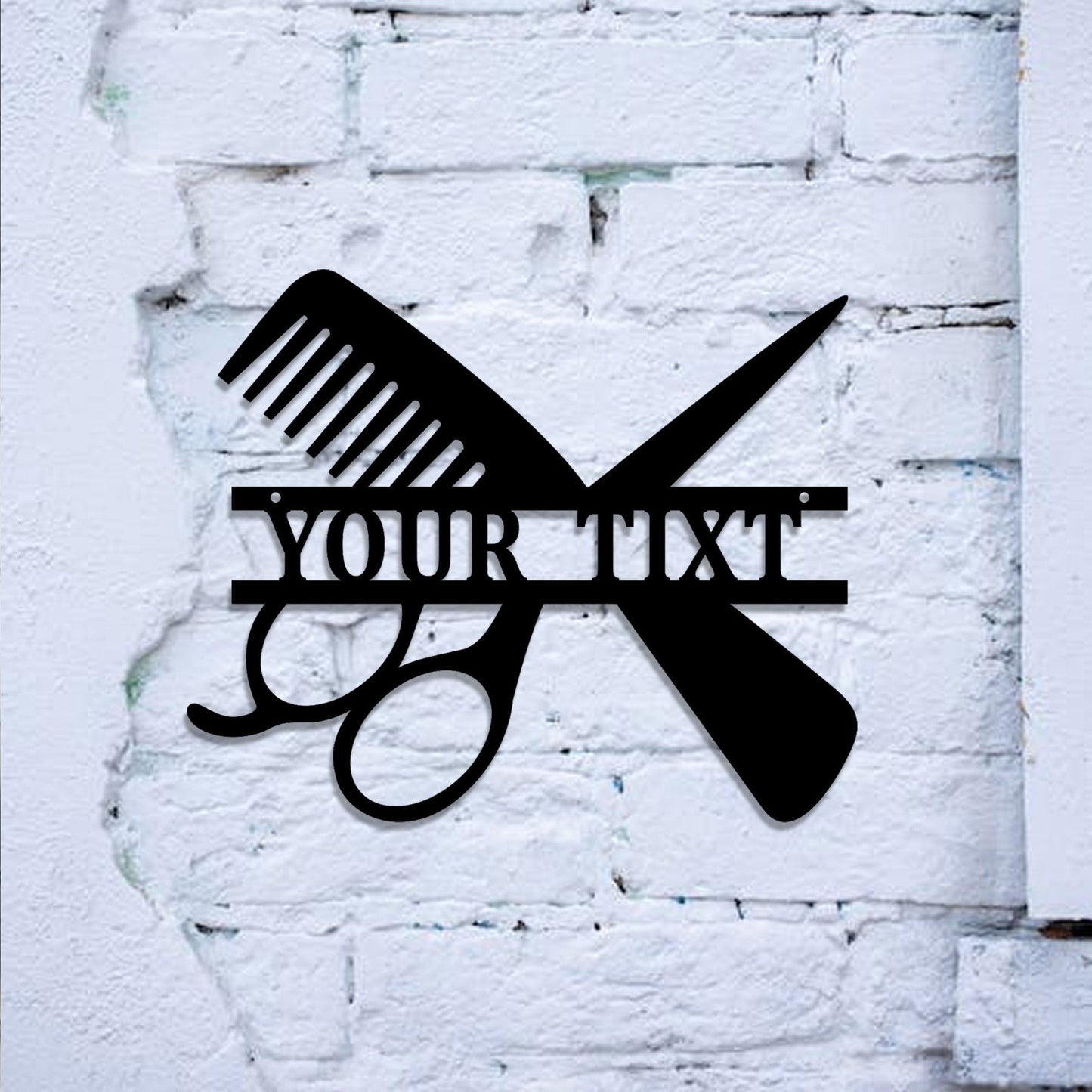 Custom Metal Hair Stylist Sign,Hair And Nail Salon Personalized Metal Sign,Custom Name Sign,Hair Stylist Gift,Cosmetologist Gift,LED Sign