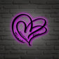 Personalized Wedding Gift for Couple, customized Family name Wall Hangings, Valentine's Day Gifts, Anniversary gift, LED light sign