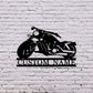 Personalized motorcycle metal wall art, custom motorcycle signs, dealership opening gifts, custom text gifts, dad's gifts, LED light signs