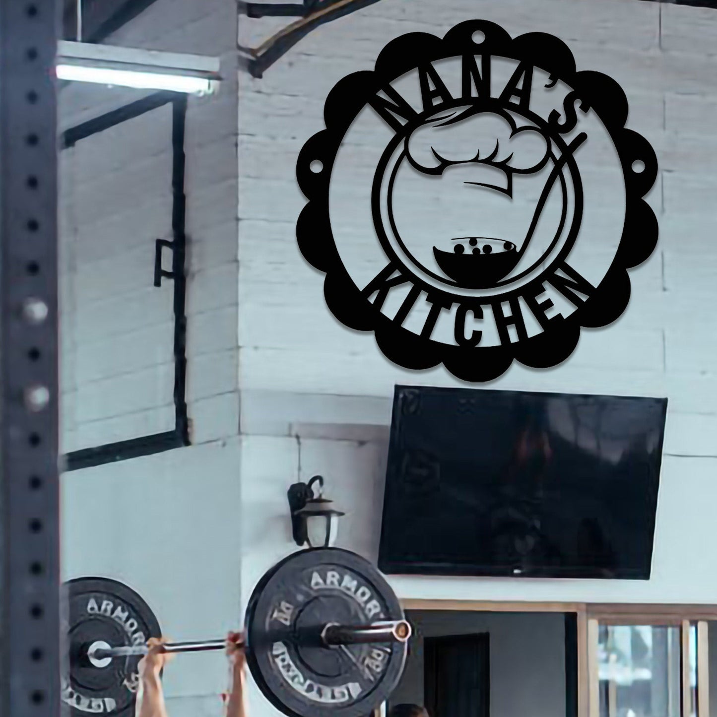 Custom Metal Sign for Kitchen, Nana's Kitchen Metal Sign, Personalized Nana Mothers Day Gift, Custom Kitchen Sign Wall Decor,LED Sign