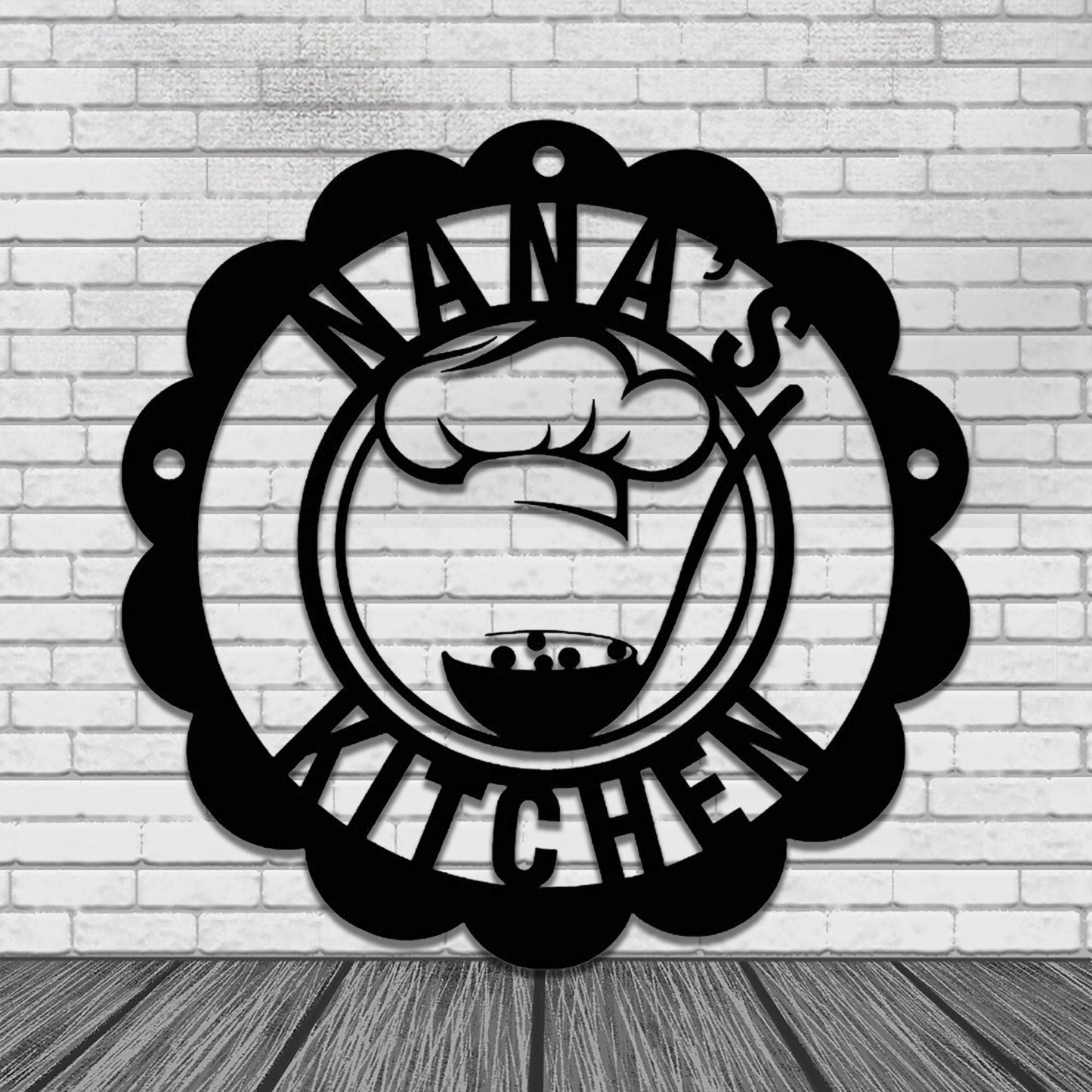 Custom Metal Sign for Kitchen, Nana's Kitchen Metal Sign, Personalized Nana Mothers Day Gift, Custom Kitchen Sign Wall Decor,LED Sign