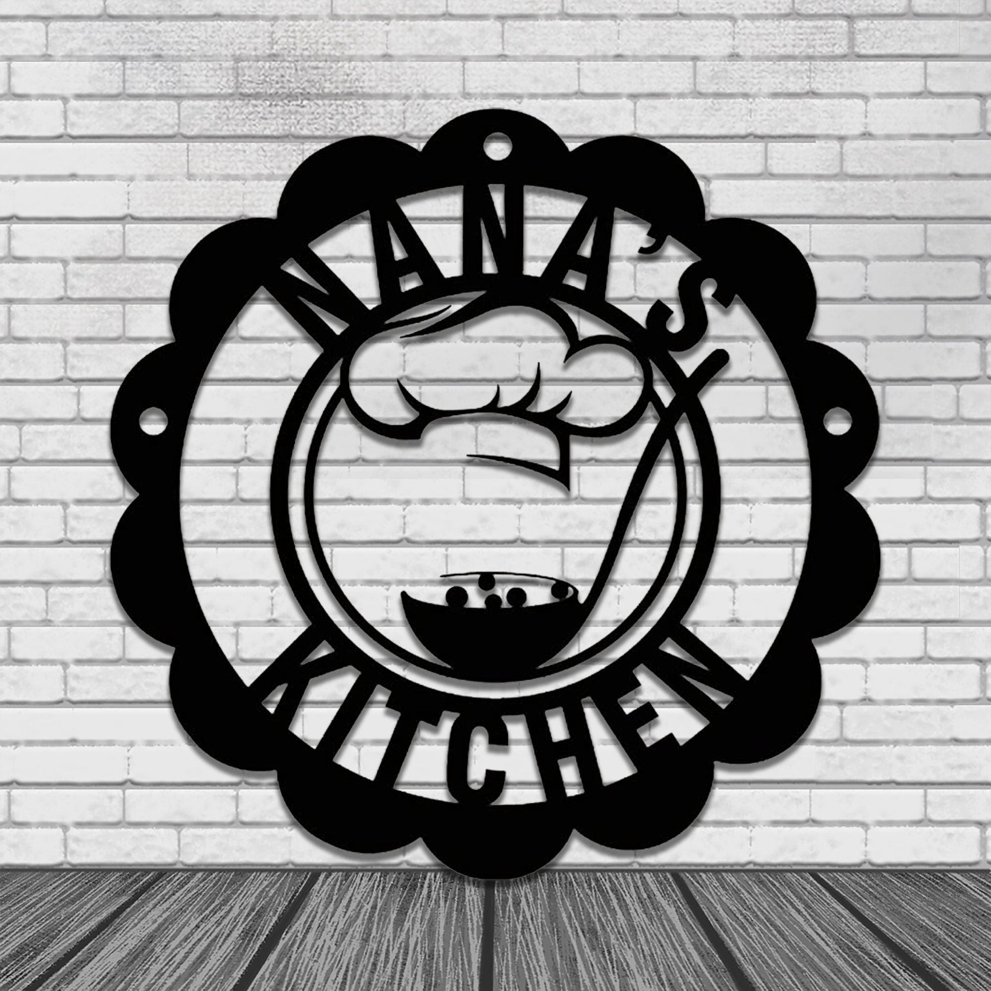 Custom Metal Sign for Kitchen, Nana's Kitchen Metal Sign, Personalized Nana Mothers Day Gift, Custom Kitchen Sign Wall Decor,LED Sign