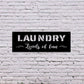 Custom Laundry Room Metal Wall Sign Art Loads of Fun Metal Sign Home Decor Decorative Accent Metal Wall Art Funny Laundry Room Sign LED sign