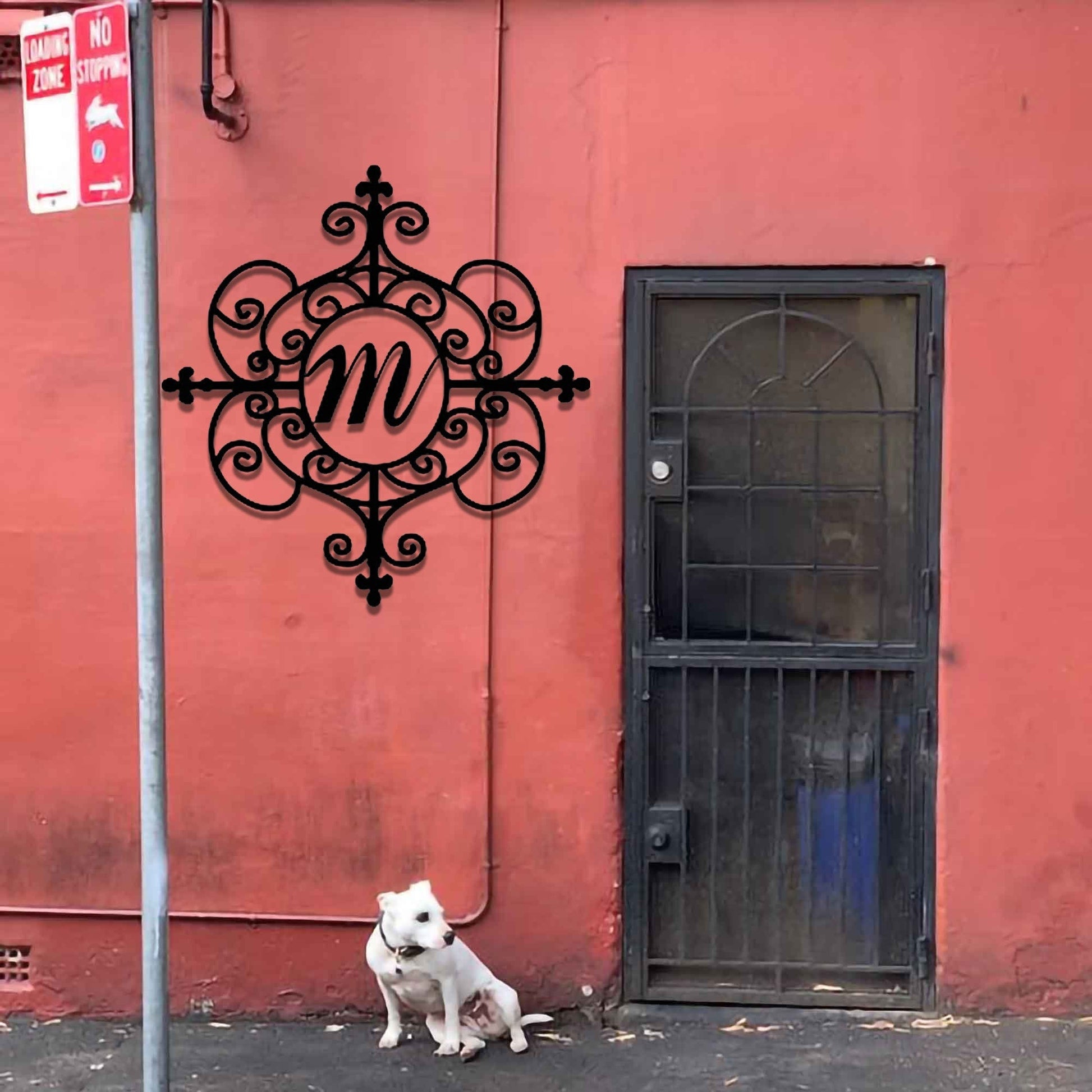 Custom Family Name Metal Sign, Initial Sign, Metal Monogram Sign, Door Hanger, Last Name Sign, Metal Decorative Wall Art,LED Sign