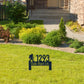 Lawn Address Metal Sign, Bigfoot Metal Address Yard Stake, Address Sign, House Number Sign, Address Sign, Housewarming Gift, Metal Sign
