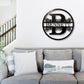 Split Letter Monogram Metal Sign, Split Letter Metal Sign, Monogram, Personalized Metal Sign, Last Name Sign, Metal Name Sign, Custom Gift