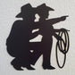 Cowboy and Son Metal Sign, Western Decor, Father's Day, Metal Sign, Cowboy Theme Nursey, Metal Wall Art, Western Signs, Western Decor