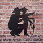 Cowboy and Son Metal Sign, Western Decor, Father's Day, Metal Sign, Cowboy Theme Nursey, Metal Wall Art, Western Signs, Western Decor