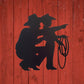 Cowboy and Son Metal Sign, Western Decor, Father's Day, Metal Sign, Cowboy Theme Nursey, Metal Wall Art, Western Signs, Western Decor