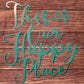This is our happy place metal sign, Happy Place Home Decor, Happy Place Wall Hanging, Entryway Decor, Outside decor, Housewarming