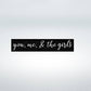 You, Me, and The Girls Wall Decor, Metal You, Me, And The Girls Sign, Girl Mom Wall Decor, Kids Signs, Family Sign, Living Room Decor