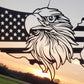 American Flag Metal Sign Metal American Flag, Metal Bald Eagle, American Flag Sign, Man Cave, Metal Shop Sign, USA, Garage Sign
