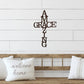 Amazing Grace Metal Cross, Amazing Grace Wall Decor, Cross Decor, Scripture Wall Art, Religious Gift, Metal Sign, Metal Words, Metal Cross