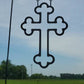 Cross Metal Garden Flag, Cross Garden Flag, Metal Garden Flag, Garden Flag, Cross Decor, Yard Art, Metal Sign, Garden Decor, Yard Sign