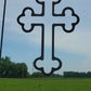 Cross Metal Garden Flag, Cross Garden Flag, Metal Garden Flag, Garden Flag, Cross Decor, Yard Art, Metal Sign, Garden Decor, Yard Sign