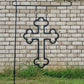 Cross Metal Garden Flag, Cross Garden Flag, Metal Garden Flag, Garden Flag, Cross Decor, Yard Art, Metal Sign, Garden Decor, Yard Sign