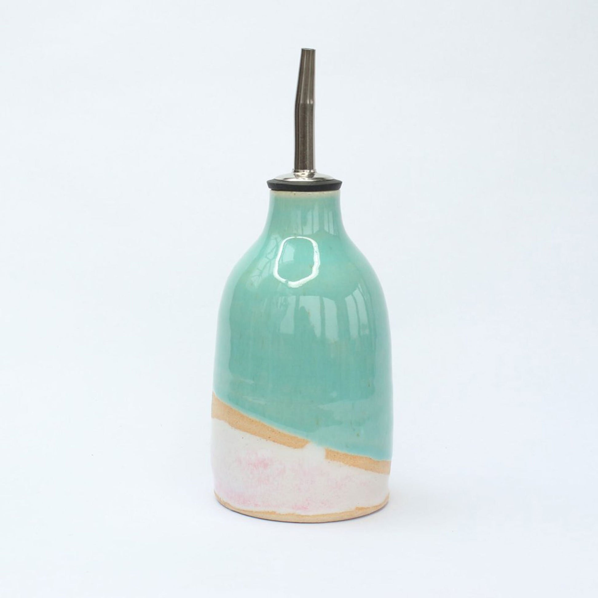 Ceramic Oil Pourer Shoreline, Oil Dispenser Bottle